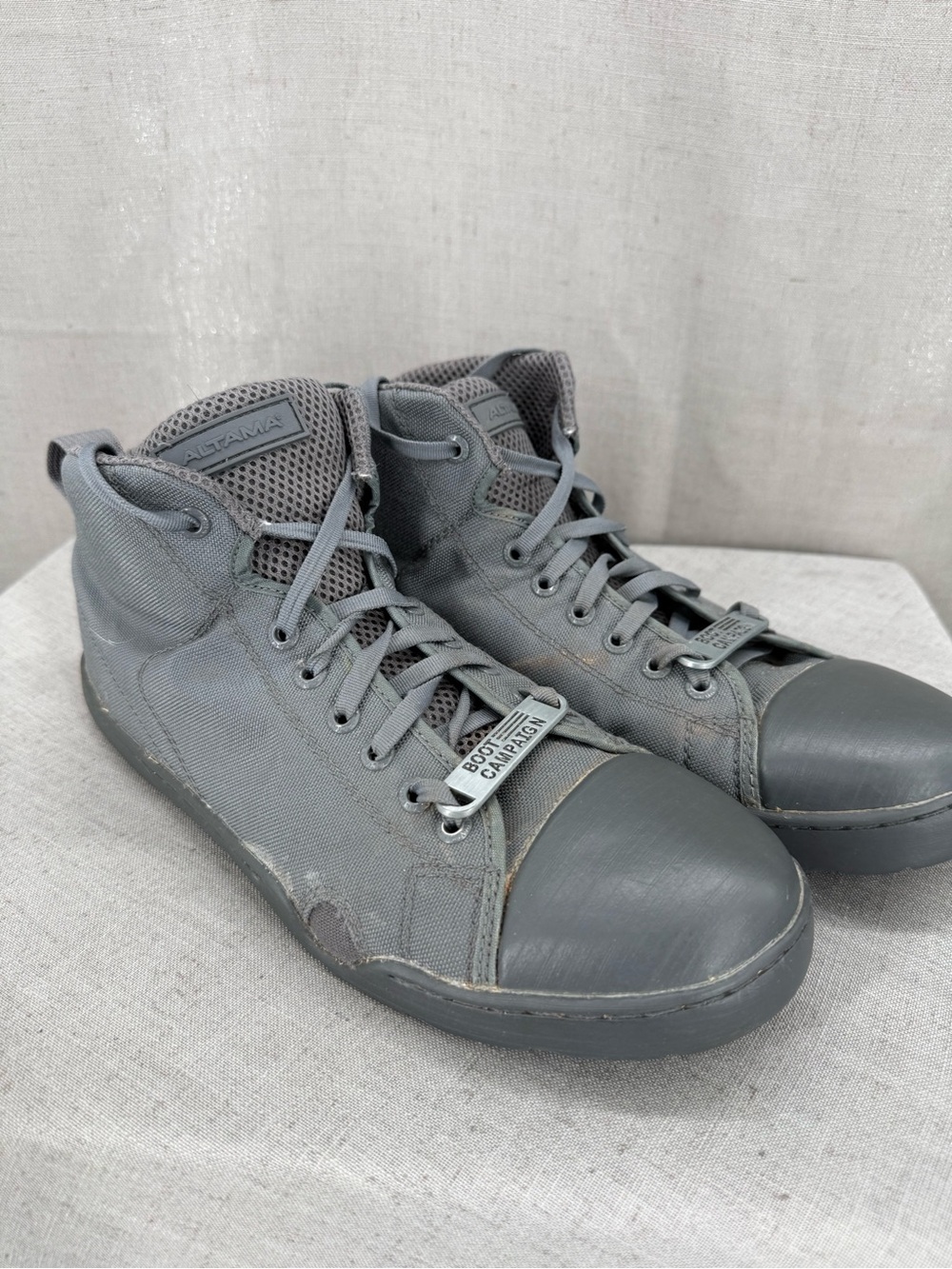 ALTAMA Men's Maritime Wolf Gray Mid Boots Sz 11